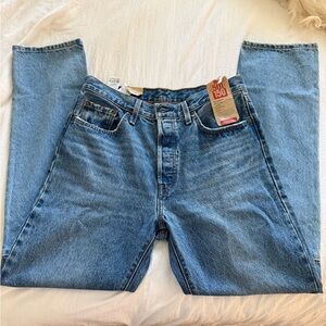 Levi's Two-Tone Blue Straight Leg Jeans